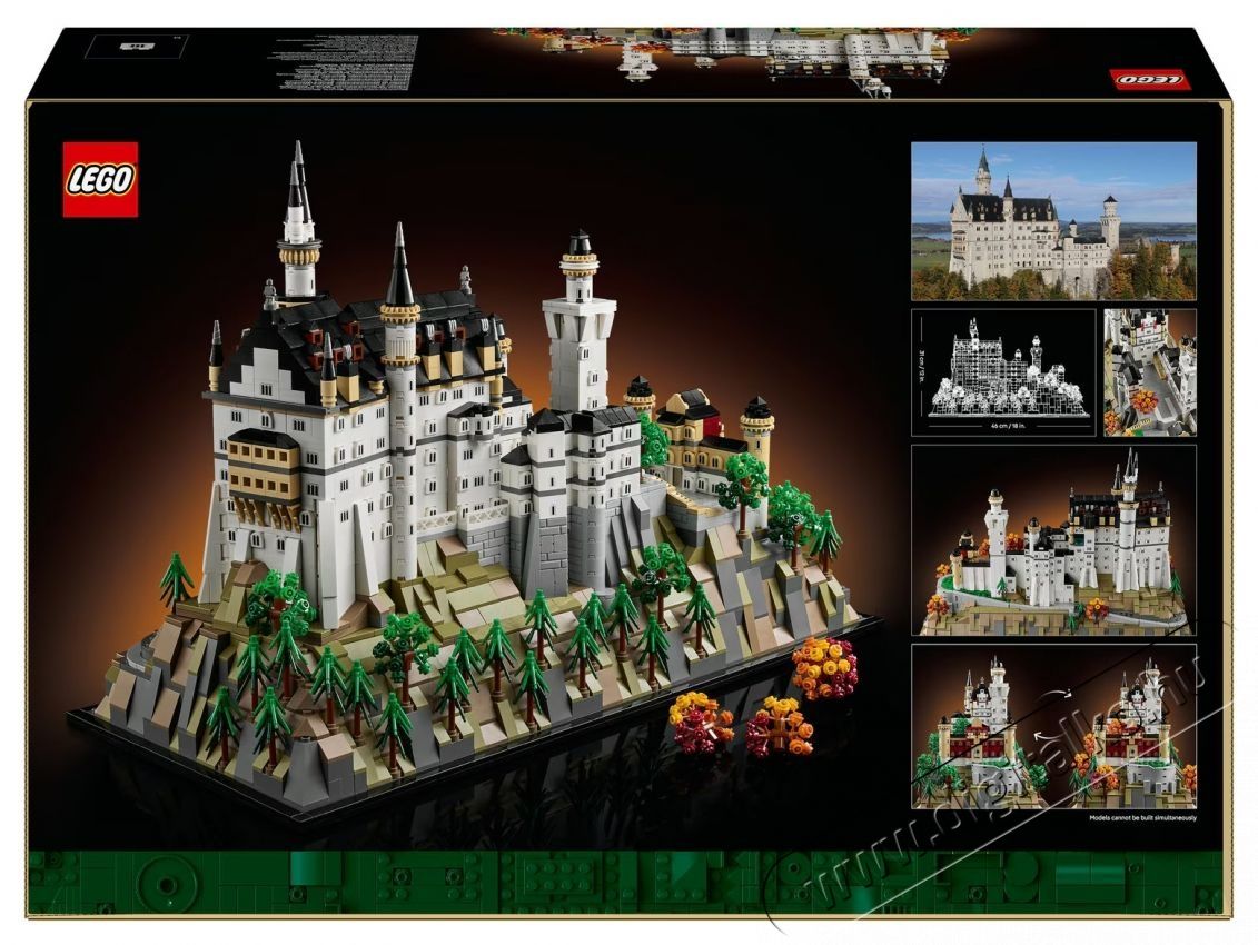 LEGO Architecture - Neuschwanstein kast&eacute;ly (21063)  H&aacute;ztart&aacute;s / Otthon / K&uuml;lt&eacute;r - J&aacute;t&eacute;k / Sport - Kreat&iacute;v / k&eacute;szs&eacute;gfejlesztő j&aacute;t&eacute;k - 537636