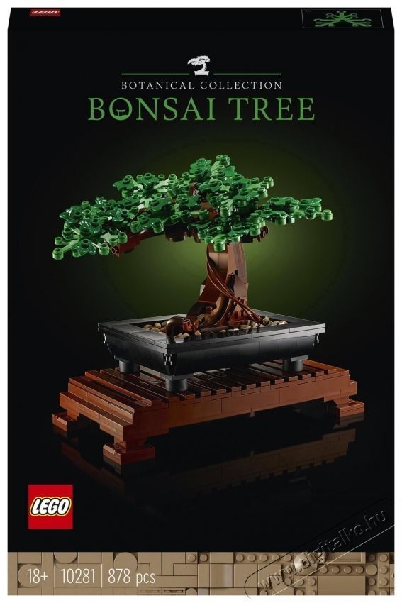 LEGO ICONS - Bonsai fa (10281) H&aacute;ztart&aacute;s / Otthon / K&uuml;lt&eacute;r - J&aacute;t&eacute;k / Sport - Kreat&iacute;v / k&eacute;szs&eacute;gfejlesztő j&aacute;t&eacute;k - 537637