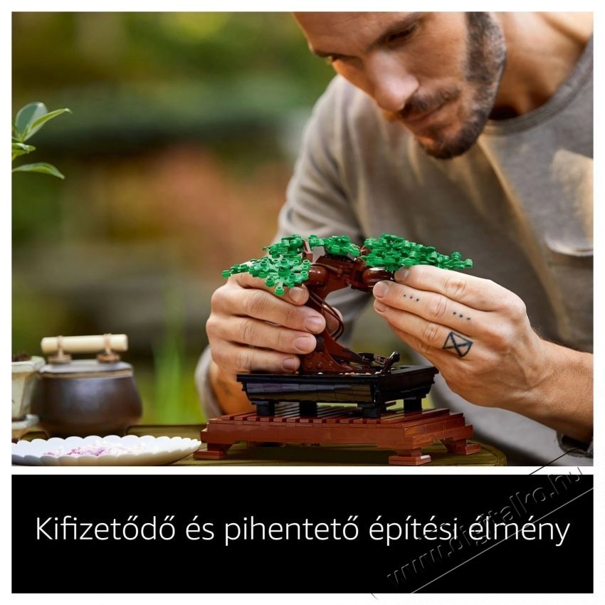 LEGO ICONS - Bonsai fa (10281) H&aacute;ztart&aacute;s / Otthon / K&uuml;lt&eacute;r - J&aacute;t&eacute;k / Sport - Kreat&iacute;v / k&eacute;szs&eacute;gfejlesztő j&aacute;t&eacute;k - 537637