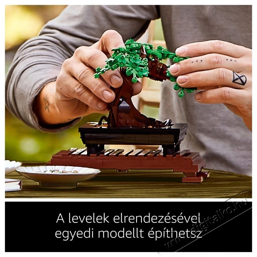 LEGO ICONS - Bonsai fa (10281) H&aacute;ztart&aacute;s / Otthon / K&uuml;lt&eacute;r - J&aacute;t&eacute;k / Sport - Kreat&iacute;v / k&eacute;szs&eacute;gfejlesztő j&aacute;t&eacute;k - 537637