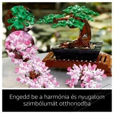 LEGO ICONS - Bonsai fa (10281) H&aacute;ztart&aacute;s / Otthon / K&uuml;lt&eacute;r - J&aacute;t&eacute;k / Sport - Kreat&iacute;v / k&eacute;szs&eacute;gfejlesztő j&aacute;t&eacute;k - 537637