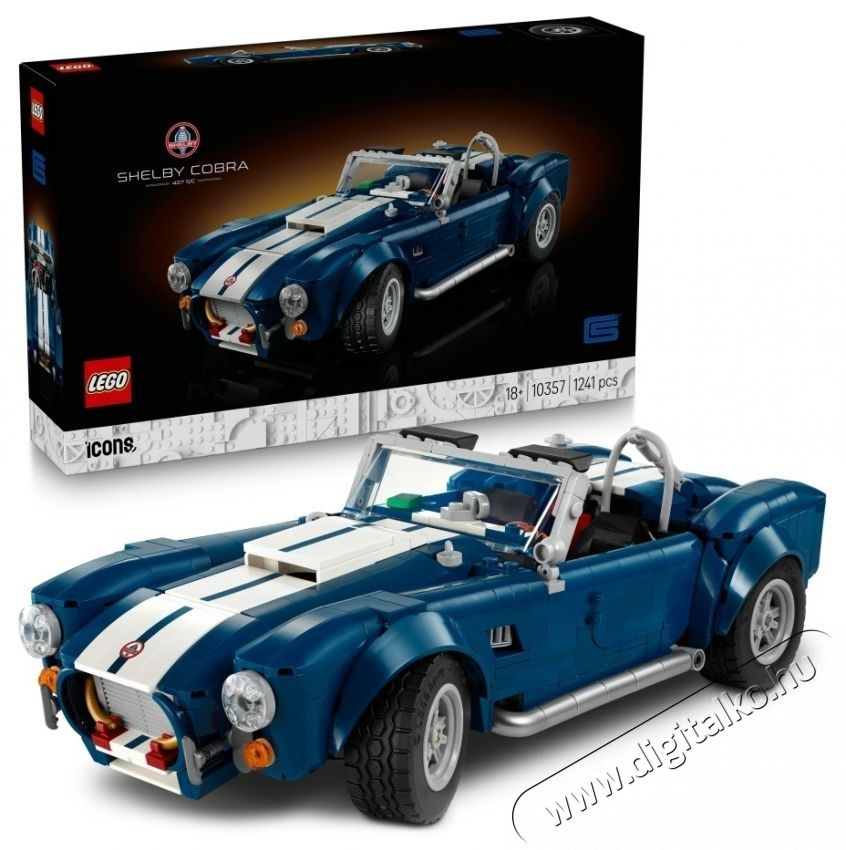 LEGO ICONS - Shelby Cobra 427 S/C (10357) H&aacute;ztart&aacute;s / Otthon / K&uuml;lt&eacute;r - J&aacute;t&eacute;k / Sport - Kreat&iacute;v / k&eacute;szs&eacute;gfejlesztő j&aacute;t&eacute;k - 540041