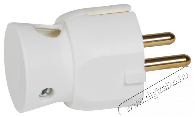 Legrand 050316 2P+F földelt oldalsó bekötésű fehér műanyag csatlakozódugó Tv kiegészítők - Kábel / csatlakozó - Csatlakozó / elosztó / átalakító - 391670