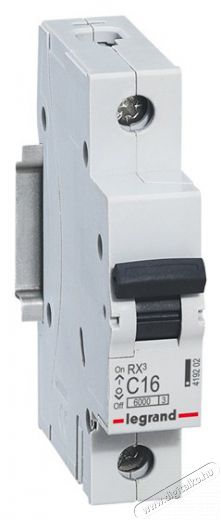 Legrand 419202 RX3 C16 6kA BIC 1 pólusú kismegszakító Háztartás / Otthon / Kültér - Világítás / elektromosság - Hálózati elosztó / hosszabbító / adapter - 391739