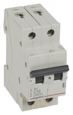 Legrand 419222 RX3 C10 6kA BIC 2 pólusú kismegszakító Háztartás / Otthon / Kültér - Világítás / elektromosság - Hálózati elosztó / hosszabbító / adapter - 392520