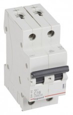Legrand 419224 RX3 C16 6kA BIC 2 pólusú kismegszakító Háztartás / Otthon / Kültér - Világítás / elektromosság - Hálózati elosztó / hosszabbító / adapter - 392521