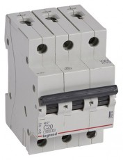 Legrand 419236 RX3 C20 6kA BIC 3 pólusú kismegszakító Háztartás / Otthon / Kültér - Világítás / elektromosság - Hálózati elosztó / hosszabbító / adapter - 392517