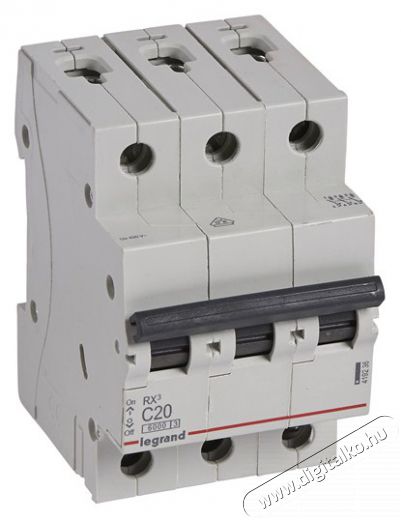 Legrand 419236 RX3 C20 6kA BIC 3 pólusú kismegszakító Háztartás / Otthon / Kültér - Világítás / elektromosság - Hálózati elosztó / hosszabbító / adapter - 392517