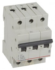Legrand 419237 RX3 C25 6kA BIC 3 pólusú kismegszakító Háztartás / Otthon / Kültér - Világítás / elektromosság - Hálózati elosztó / hosszabbító / adapter - 392518