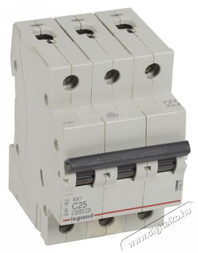 Legrand 419237 RX3 C25 6kA BIC 3 pólusú kismegszakító Háztartás / Otthon / Kültér - Világítás / elektromosság - Hálózati elosztó / hosszabbító / adapter - 392518