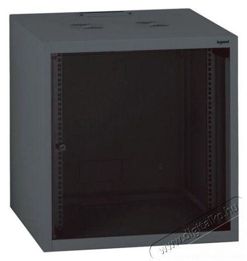 Legrand 646212 19 12U 600x626x600 Linkeo fali rackszekrény Iroda és számítástechnika - Hálózat - Hálózati kiegészítő - 392230