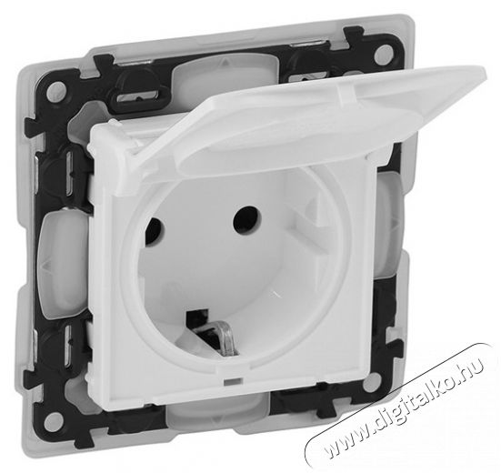 Legrand 753119 Valena Life fehér 2P+F IP44 csatlakozóaljzat gyermekvédelemmel, csapófedéllel Háztartás / Otthon / Kültér - Világítás / elektromosság - Hálózati elosztó / hosszabbító / adapter - 392333