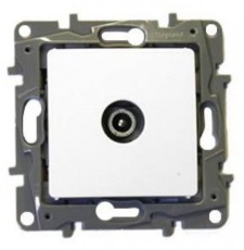 Legrand 764555 Niloé TV csatlakozóaljzat végzáró 10dB - fehér  Iroda és számítástechnika - Hálózat - Hálózati kiegészítő - 391975