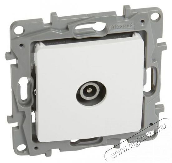 Legrand 764555 Niloé TV csatlakozóaljzat végzáró 10dB - fehér  Iroda és számítástechnika - Hálózat - Hálózati kiegészítő - 391975