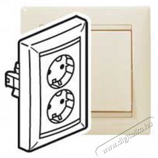 Legrand 774370 Valena elefántcsont 2x2P+F kettős földelt csatlakozóaljzat Háztartás / Otthon / Kültér - Világítás / elektromosság - Hálózati elosztó / hosszabbító / adapter - 392378