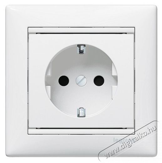 Legrand 774421 Valena fehér 2P+F földelt csatlakozóaljzat gyermekvédelemmel Háztartás / Otthon / Kültér - Világítás / elektromosság - Hálózati elosztó / hosszabbító / adapter - 392184