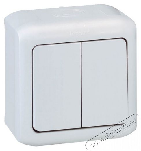 Legrand 782361 Forix IP44 fehér kettős váltókapcsoló Háztartás / Otthon / Kültér - Világítás / elektromosság - Hálózati elosztó / hosszabbító / adapter - 392199