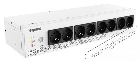 Legrand KEOR uPDU 800VA 19/1U 8xSCH Sz&uuml;netmentes eloszt&oacute;sor H&aacute;ztart&aacute;s / Otthon / K&uuml;lt&eacute;r - Vil&aacute;g&iacute;t&aacute;s / elektromoss&aacute;g - H&aacute;l&oacute;zati eloszt&oacute; / hosszabb&iacute;t&oacute; / adapter - 391620