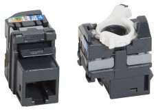 Legrand RJ45 Keystone port Cat5e árnyékolatlan (UTP) aljzat Iroda és számítástechnika - Hálózat - Hálózati kiegészítő - 391615