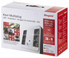 Legrand 310082 KEOR-M 800 VA Standby szünetmentes elosztósor Háztartás / Otthon / Kültér - Világítás / elektromosság - Hálózati elosztó / hosszabbító / adapter - 392556