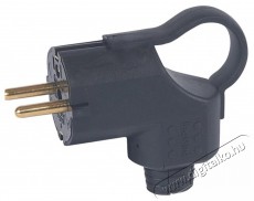 Legrand 050252 oldalsó bekötésű kihúzóval fekete földelt csatlakozódugó Háztartás / Otthon / Kültér - Világítás / elektromosság - Hálózati elosztó / hosszabbító / adapter - 392717