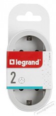 Legrand 694516 kettős 16A fehér-szürke 2P+F elosztó biztonsági zsaluval Tv kiegészítők - Kábel / csatlakozó - Csatlakozó / elosztó / átalakító - 398340