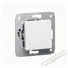 Legrand 773611 Cariva fehér egypólusú nyomókapcsoló Háztartás / Otthon / Kültér - Világítás / elektromosság - Hálózati elosztó / hosszabbító / adapter - 392094