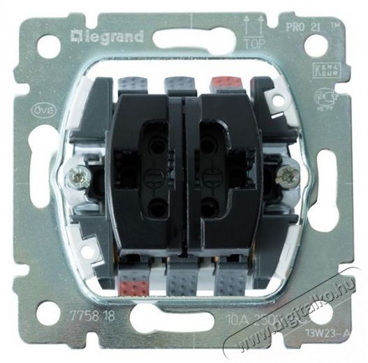 Legrand 775818 Galea Life kettős váltóérintkezős nyomó Háztartás / Otthon / Kültér - Világítás / elektromosság - Hálózati elosztó / hosszabbító / adapter - 392200
