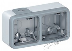 Legrand 069672 Plexo 55 2-es vízszintes membrános szürke falonkívüli doboz Háztartás / Otthon / Kültér - Világítás / elektromosság - Hálózati elosztó / hosszabbító / adapter - 392678