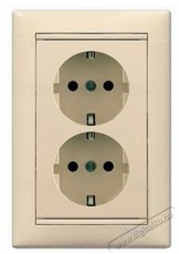 Legrand 774370 Valena elefántcsont 2x2P+F kettős földelt csatlakozóaljzat Háztartás / Otthon / Kültér - Világítás / elektromosság - Hálózati elosztó / hosszabbító / adapter - 392378