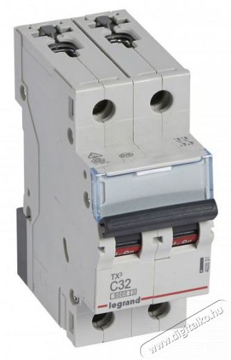 Legrand 403531 TX3 C32 6kA BIC 2 pólusú kismegszakító Háztartás / Otthon / Kültér - Világítás / elektromosság - Hálózati elosztó / hosszabbító / adapter - 392794
