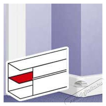 Legrand 010472 DLP 50 mm magas fed&eacute;ltart&oacute;val v&aacute;laszfal 2m/db H&aacute;ztart&aacute;s / Otthon / K&uuml;lt&eacute;r - Szersz&aacute;m - Kieg&eacute;sz&iacute;tő, tartoz&eacute;k - 392620