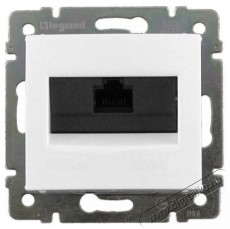 Legrand 770072 Valena Cat.6A STP fehér RJ45 informatikai csatlakozóaljzat Háztartás / Otthon / Kültér - Világítás / elektromosság - Hálózati elosztó / hosszabbító / adapter - 392166