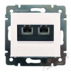 Legrand 774247 Valena körömmel fehér 2xRJ45 LCS2 Cat6 UTP aljzat Háztartás / Otthon / Kültér - Világítás / elektromosság - Hálózati elosztó / hosszabbító / adapter - 392384
