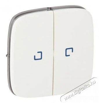 Legrand 755225 Valena Allure fényjelzős fehér kettős kapcsoló burkolat Háztartás / Otthon / Kültér - Világítás / elektromosság - Hálózati elosztó / hosszabbító / adapter - 392159