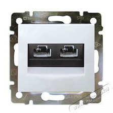 Legrand 770073 Valena fehér 2xRJ45 10G aljzat Háztartás / Otthon / Kültér - Világítás / elektromosság - Hálózati elosztó / hosszabbító / adapter - 392167