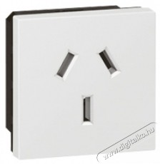 Legrand 572112 ausztrál szabvány, csavaros 15 A fehér 2P+F csatlakozóaljzat Iroda és számítástechnika - Egyéb számítástechnikai termék - 391568
