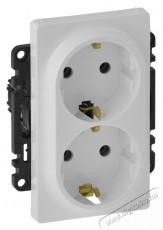 Legrand 753127 Valena Life gyermekvédelem nélkül/ fehér 2x2P+F csatlakozóaljzat Háztartás / Otthon / Kültér - Világítás / elektromosság - Hálózati elosztó / hosszabbító / adapter - 392340