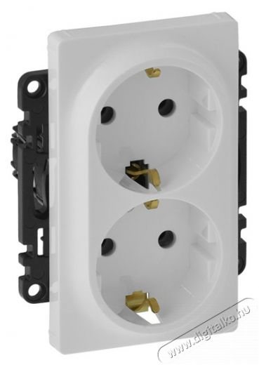 Legrand 753127 Valena Life gyermekvédelem nélkül/ fehér 2x2P+F csatlakozóaljzat Háztartás / Otthon / Kültér - Világítás / elektromosság - Hálózati elosztó / hosszabbító / adapter - 392340