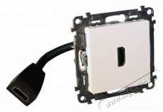 Legrand 753175 Valena Life 15 cm kábellel, elővezetékelt HDMI 1.4 típusú csatlakozóaljzat Háztartás / Otthon / Kültér - Világítás / elektromosság - Hálózati elosztó / hosszabbító / adapter - 392350