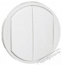 Legrand 068002 Céliane kettős billentyű - fehér Háztartás / Otthon / Kültér - Világítás / elektromosság - Hálózati elosztó / hosszabbító / adapter - 392758
