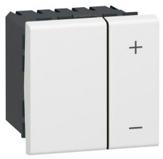 Legrand 078407 Program Mosaic 2 vezetékes 400W 2 modulos fehér univerzális fényerőszabályzó Iroda és számítástechnika - Egyéb számítástechnikai termék - 424874