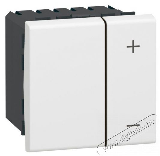 Legrand 078407 Program Mosaic 2 vezetékes 400W 2 modulos fehér univerzális fényerőszabályzó Iroda és számítástechnika - Egyéb számítástechnikai termék - 424874