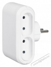 Legrand 050650 6A EUR gyermekvédett fehér négyes elosztódugó Háztartás / Otthon / Kültér - Világítás / elektromosság - Hálózati elosztó / hosszabbító / adapter - 466719