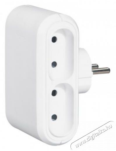 Legrand 050650 6A EUR gyermekvédett fehér négyes elosztódugó Háztartás / Otthon / Kültér - Világítás / elektromosság - Hálózati elosztó / hosszabbító / adapter - 466719
