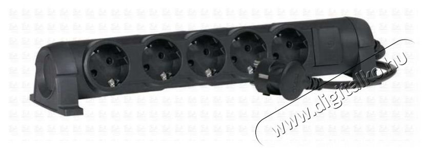 Legrand 694607 1,5m vezet&eacute;kkel fekete 5x2P+F eloszt&oacute;sor CON H&aacute;ztart&aacute;s / Otthon / K&uuml;lt&eacute;r - Vil&aacute;g&iacute;t&aacute;s / elektromoss&aacute;g - H&aacute;l&oacute;zati eloszt&oacute; / hosszabb&iacute;t&oacute; / adapter - 458304