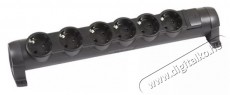 Legrand 694610 CON kábel nélkül fekete 6x2P+F elosztósor Háztartás / Otthon / Kültér - Világítás / elektromosság - Hálózati elosztó / hosszabbító / adapter - 458310