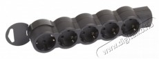 Legrand 695038 vezeték nélküli fekete 5x2P+F elosztósor ST Háztartás / Otthon / Kültér - Világítás / elektromosság - Hálózati elosztó / hosszabbító / adapter - 458305
