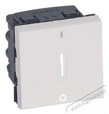 Legrand 077052 Program Mosaic fényjelzéssel 2m kétpólusú kapcsoló - fehér Háztartás / Otthon / Kültér - Világítás / elektromosság - Hálózati elosztó / hosszabbító / adapter - 392677