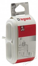 Legrand 049400 4-es 2P elosztódugó, 6A, fehér Háztartás / Otthon / Kültér - Világítás / elektromosság - Hálózati elosztó / hosszabbító / adapter - 457621